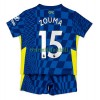 Maillot de Supporter Chelsea Kurt Zouma 15 Domicile 2021-22 Pour Enfant